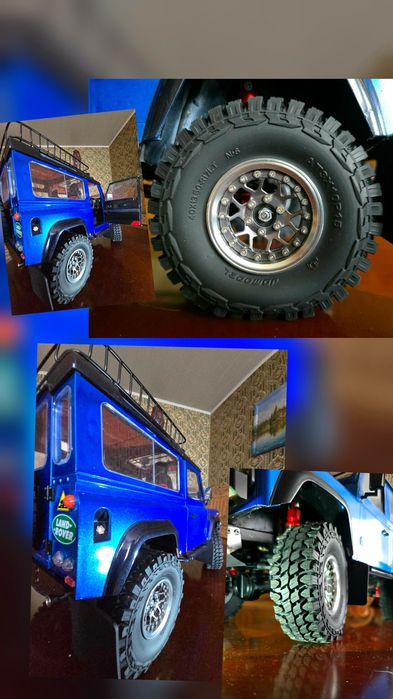 Машинка на радіокеруванні. Trophy. RC4WD 1/10 Land Rover Defender D90