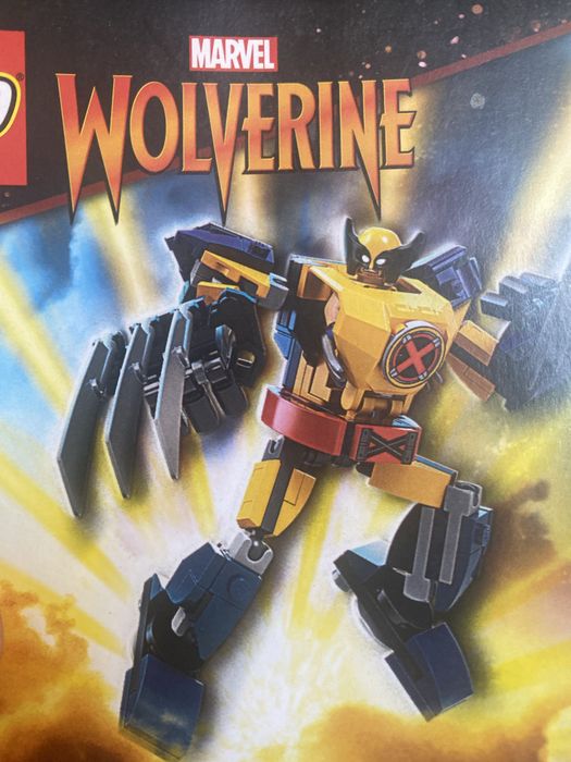 LEGO 76202 – Wolverine Mech Armor 	•	Peças: 141