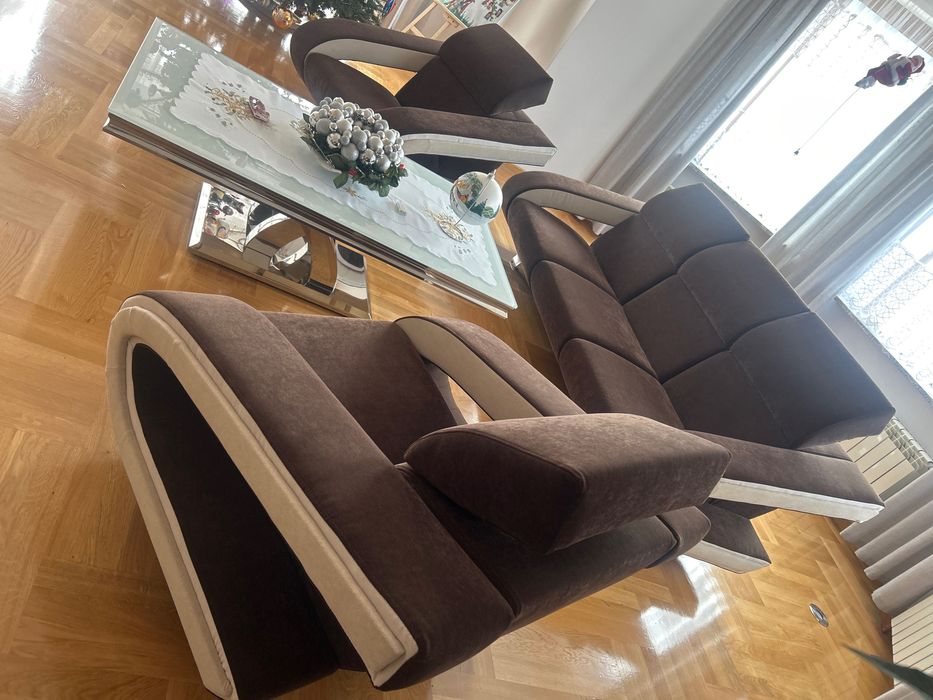 Komplet wypoczynkowy jak nowy 3+1+1