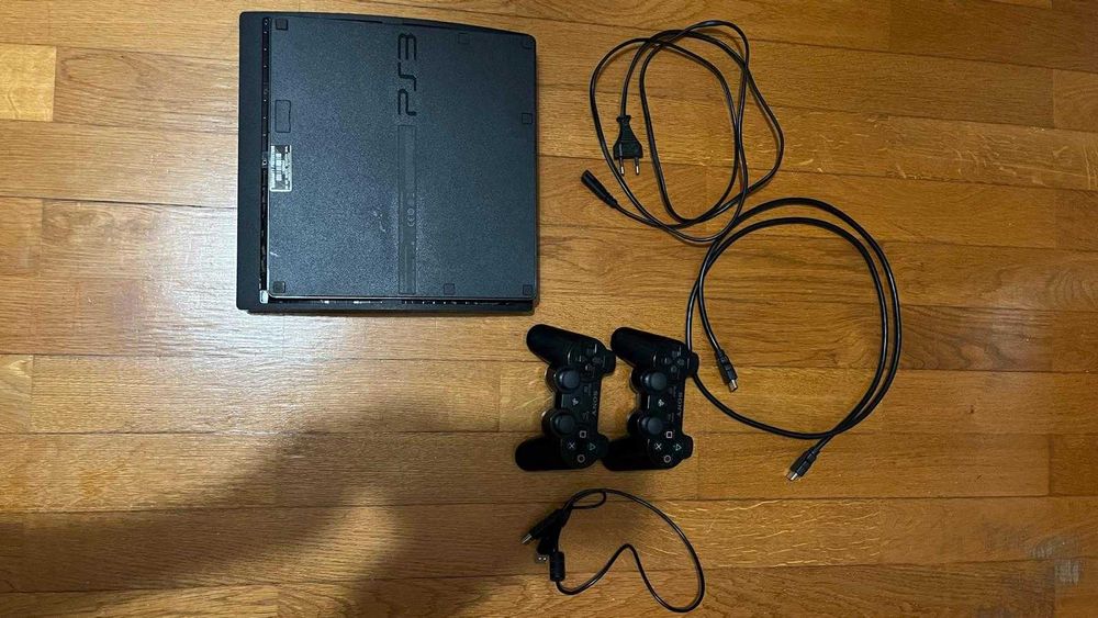 PS3 Slim + 2 Comandos Originais Sony | Excelente Estado