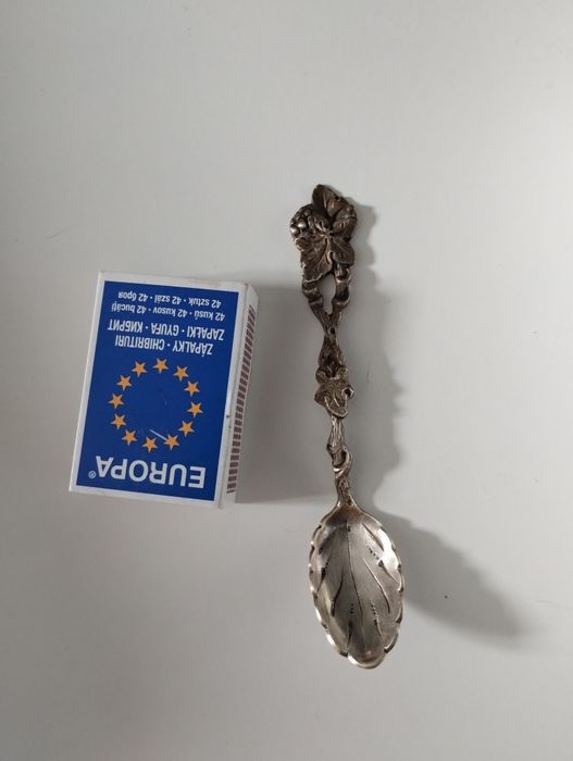 Srebrna łyżeczka do cukru