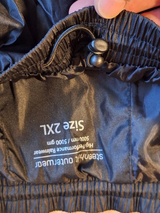 $ Steenholt Spodnie 2XL przeciwdeszczowe 5000mm, membrana techniczna