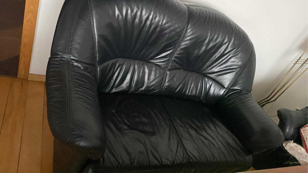 Kanapa skorzana dwuosobowa