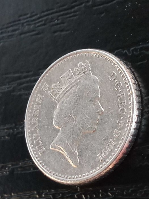 Moneta Five Pence 1991 Rok Wielka Brytania