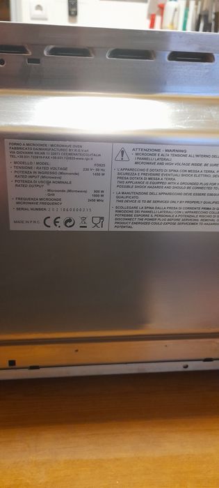 Microondas RGV  Idustrial