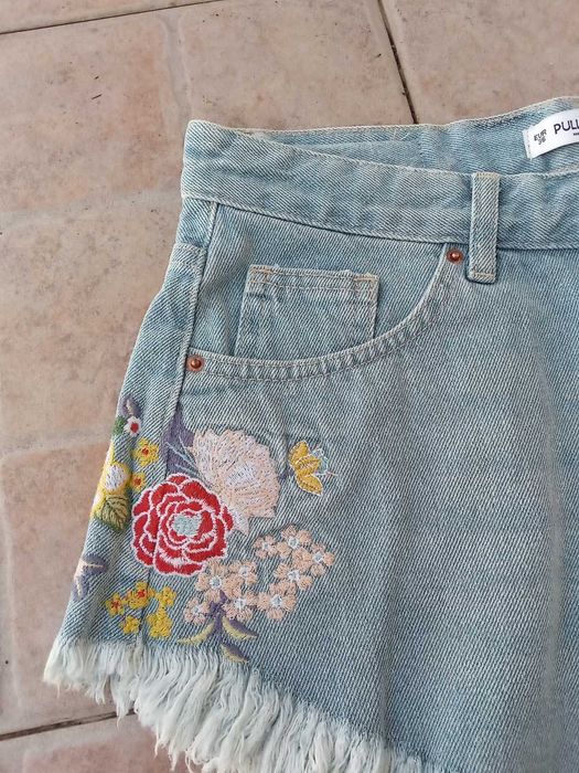 Calções de ganga Pull&Bear