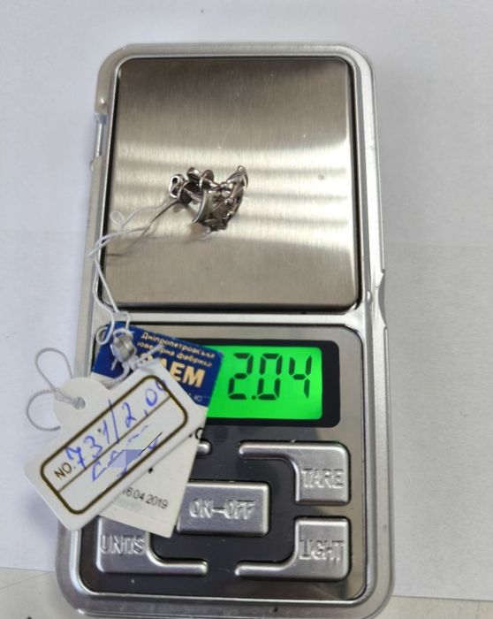 Серьги золотые пусеты - гвоздики. Вес 2.04