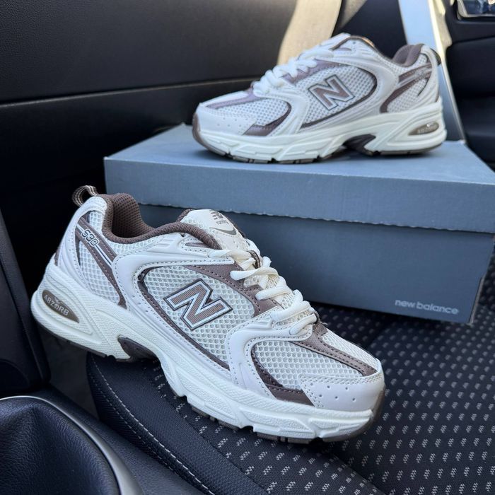 New Balance 530 Turtledove Mushroom трендові жіночі кросівки нью беланс