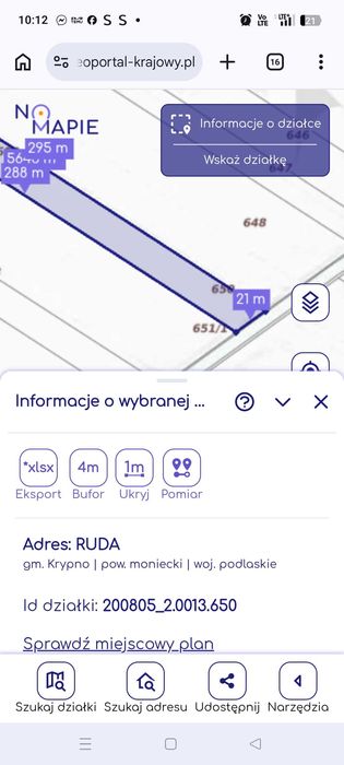 Działka rolno budowlana