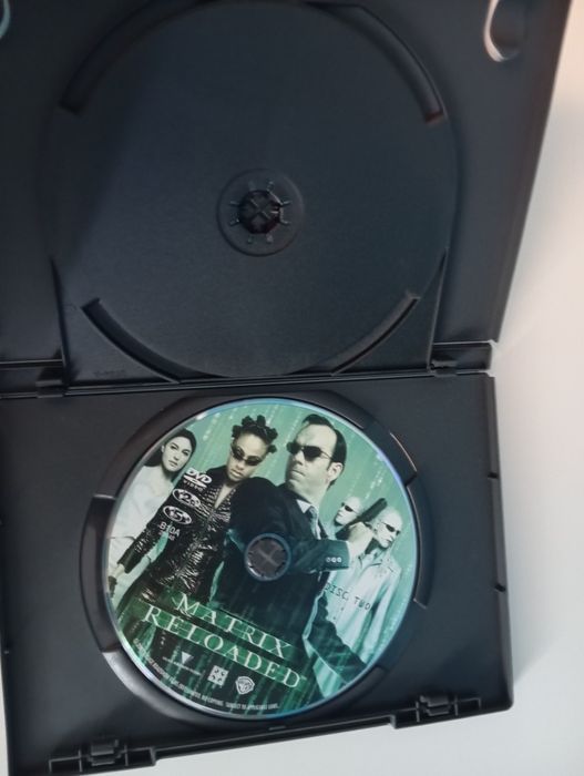 Matrix Reloaded versão Keanu reeves com Disco de extras