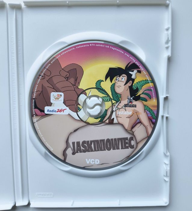Jaskiniowiec film na VCD