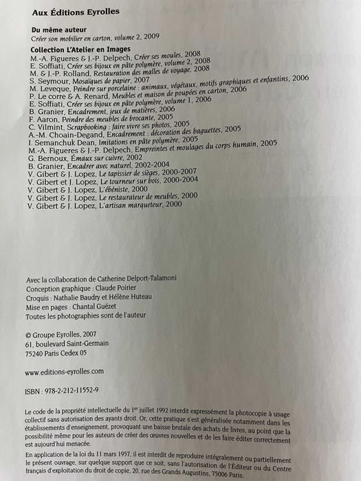 Créer Son Mobilier en Carton - Collection L,Atelier en Images