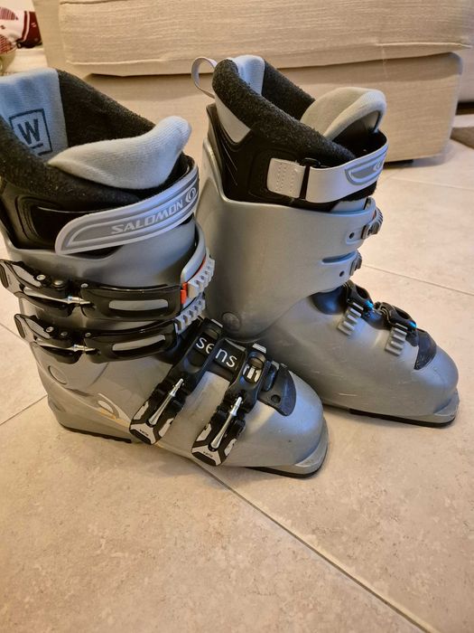 Sky + botas (usadas) + oferta do saco de transporte