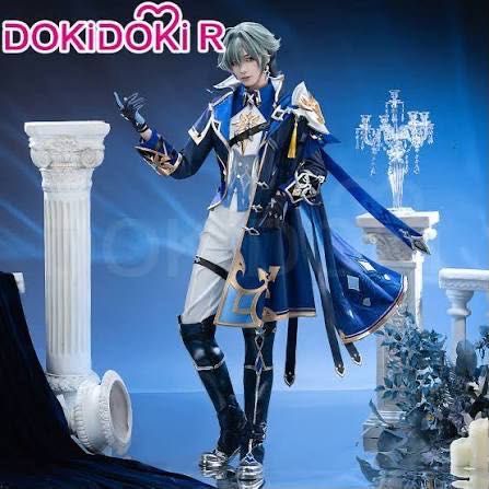 Cosplay Lohen z Genshin Impact – komplet, rozmiar L