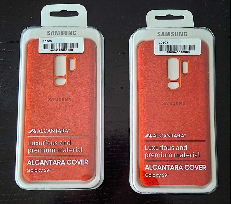 Capa Samsung S9+ em Alcantara! Original e em caixa selada! Raridade!