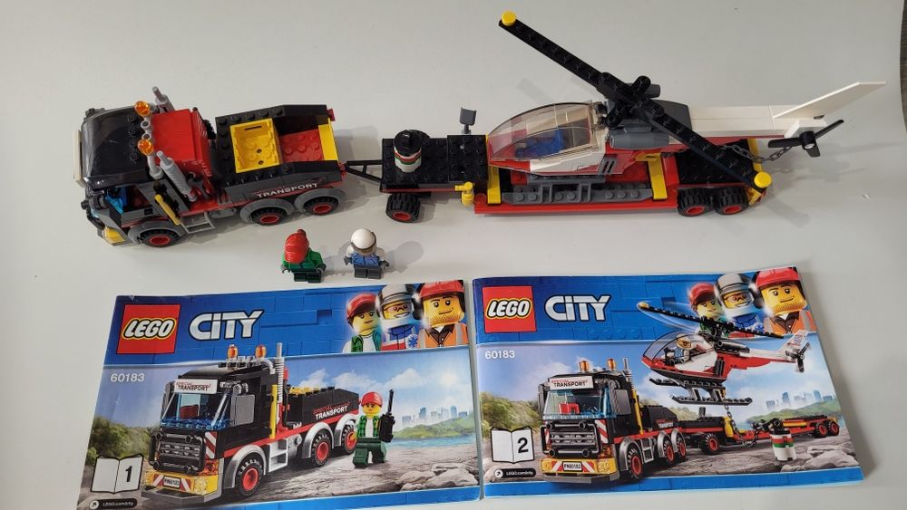 Klocki lego City 60183 Transport Ciężkich ładunków.