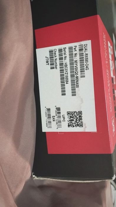 Nowa karta graficzna ASUS Radeon RX 580 DUAL OC 4GB GDDR5 TANIO!!