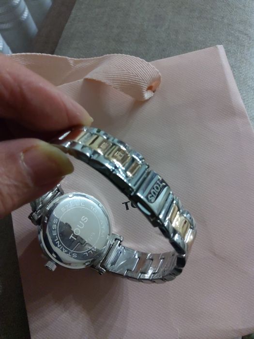 Relógio de Sra bicolor Tous ecrã madrepérola com cristais