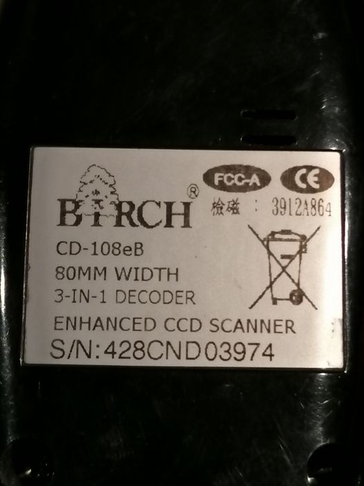 Scanners de mão usados