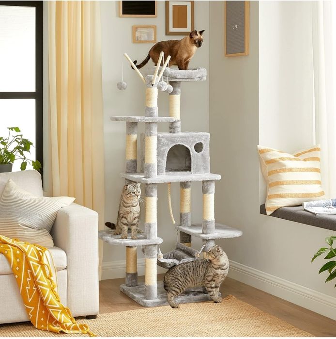 Drapak dla kota wysoki solidny 154 cm