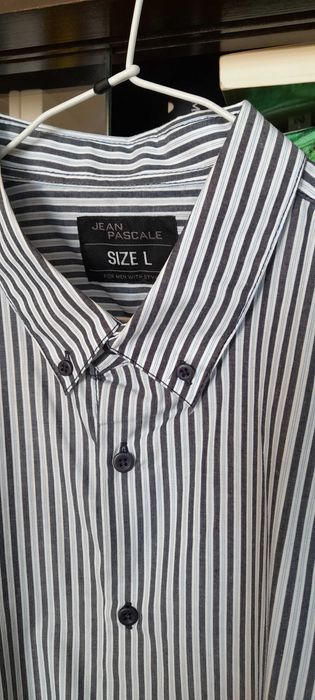 Koszula   w paski   Nowa     Jean Pascale    roz. L