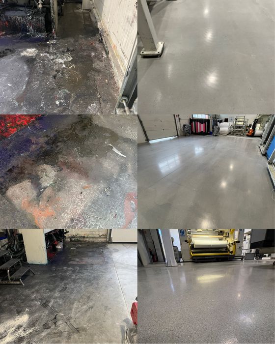 Renowacja posadzek przemysłowych, szlifowanie, polerowanie, frezowanie