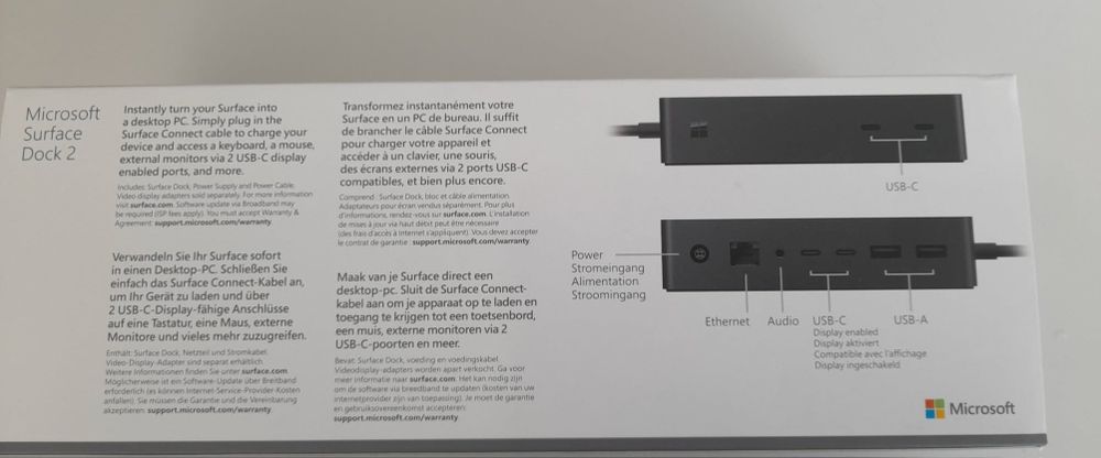 4 docks Microsoft surface 100€