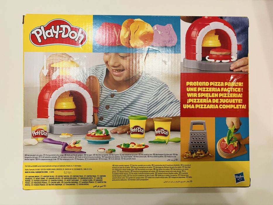 Ciastolina Play Doh Hasbro Nowa Piec Pizza Zabawka Duży zestaw