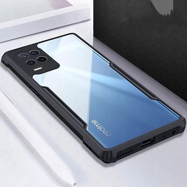 Etui Case Beetle Czarna Ramka do Realme 8 / 8 Pro
