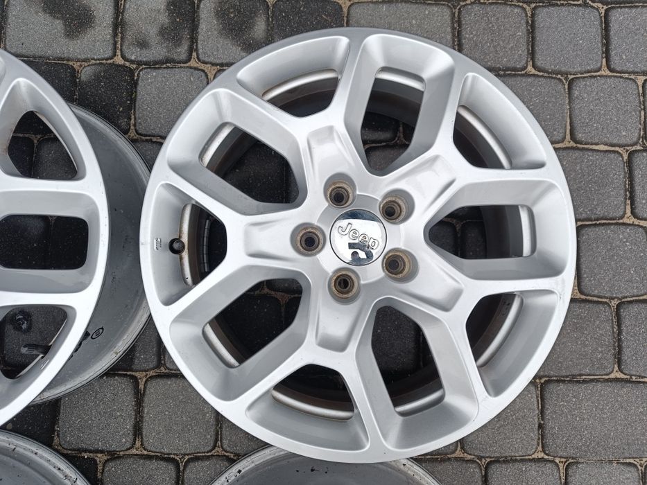 Felgi17 5*110 oryg Jeep Compas czujniki stan bdb kpl