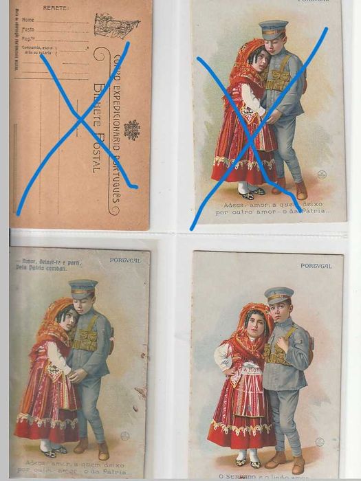 Postais portugueses da Grande Guerra