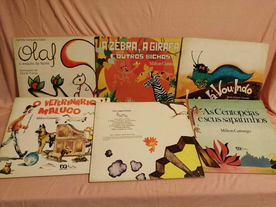 Livros série lagarta pintada - 1978