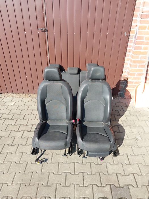 Fotele półskóra kubełki Seat Leon 3 III FR Cupra