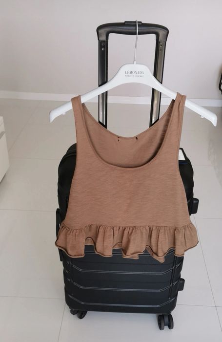 Crop top krótka bluzka koszulka damska rozmiar S 36