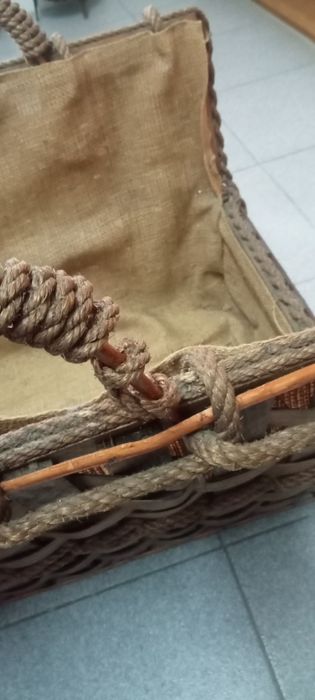 Cesta de lenha para lareira/salamandra