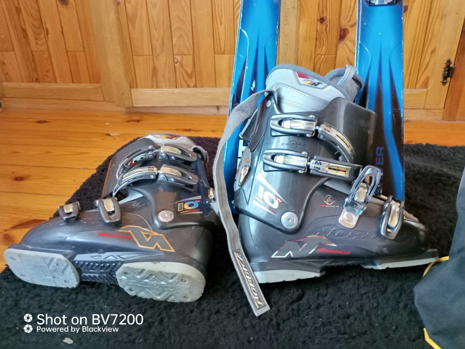 Austriackie narty,butyNordica,gogle ALPINA,niespodzianka drewno gratis
