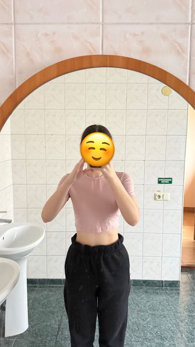 Ніжно-рожевий топ Casual trend