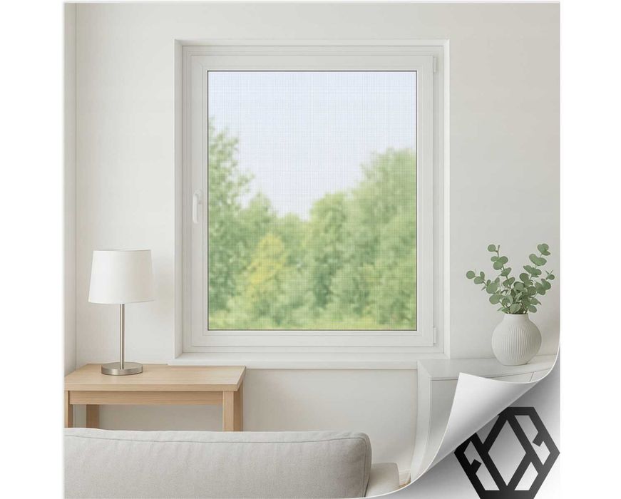 Moskitiera Siatka na Okno Siatka na Owady Komary + Rzep 150x130cm