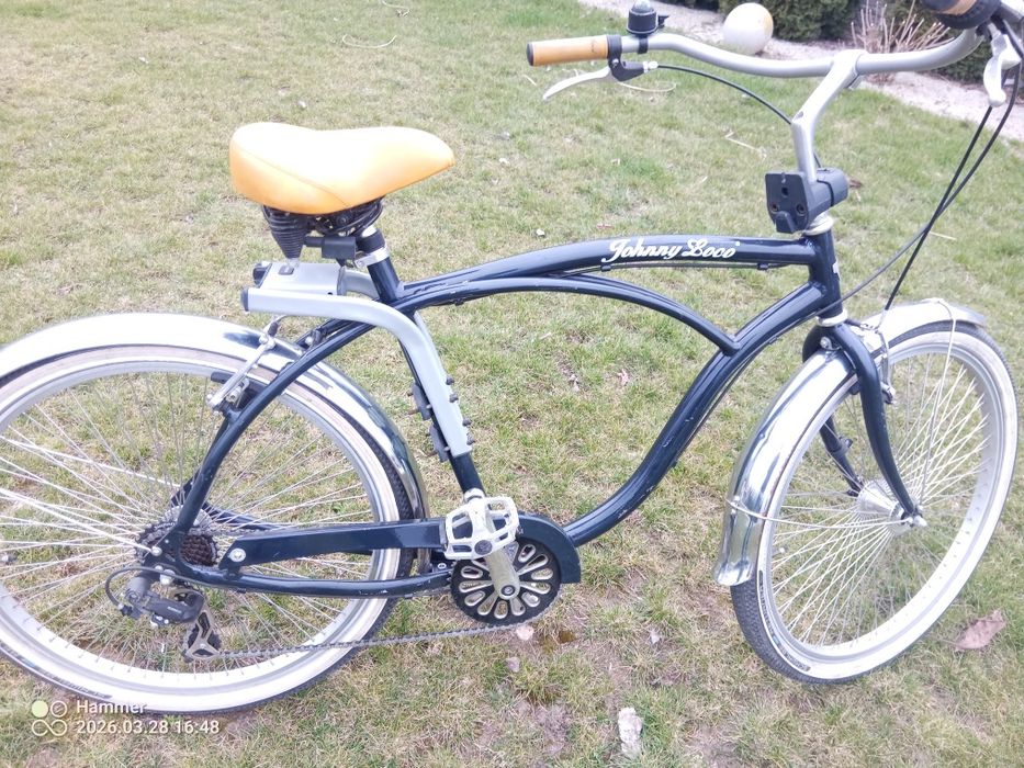 Rower miejski męski retro Johnny Loco