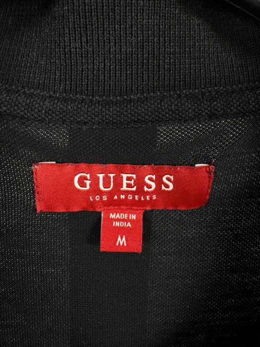 Guess t-shirt czarna koszulka polo M