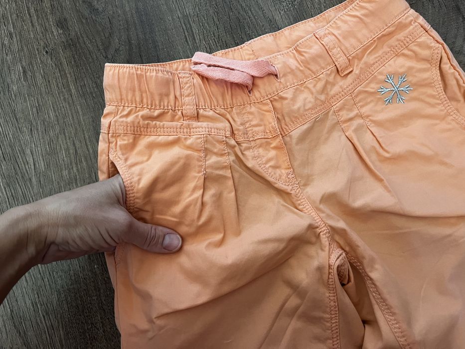 Джоггеры штаны утеплённые С&А на девочку 7-9 лет