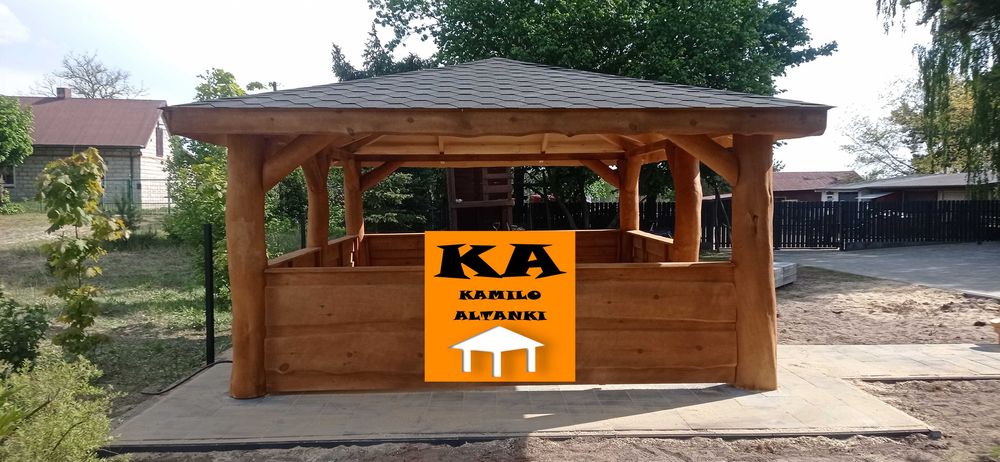 Altanka, Altana, Altanki, Altany na grubym balu ogrodowe