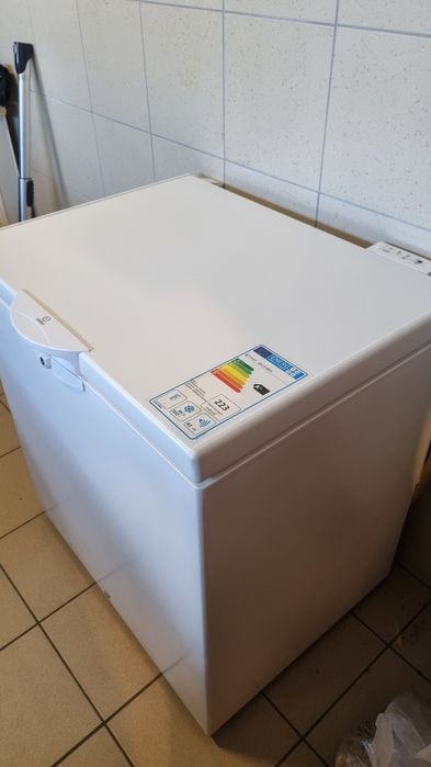 Zamrażarka skrzyniowa Indesit OS 1A 200 H – 202 L, A+, czysta, 100% sprawna