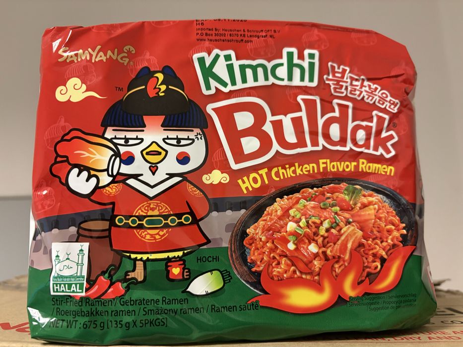 Zestaw 40 sztuk - zupka chińska  ramen  Buldak Kimchi - wysyłka