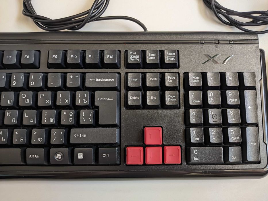 Клавиатура A4Tech X7 мышь A4Tech X7 комплект для геймеров