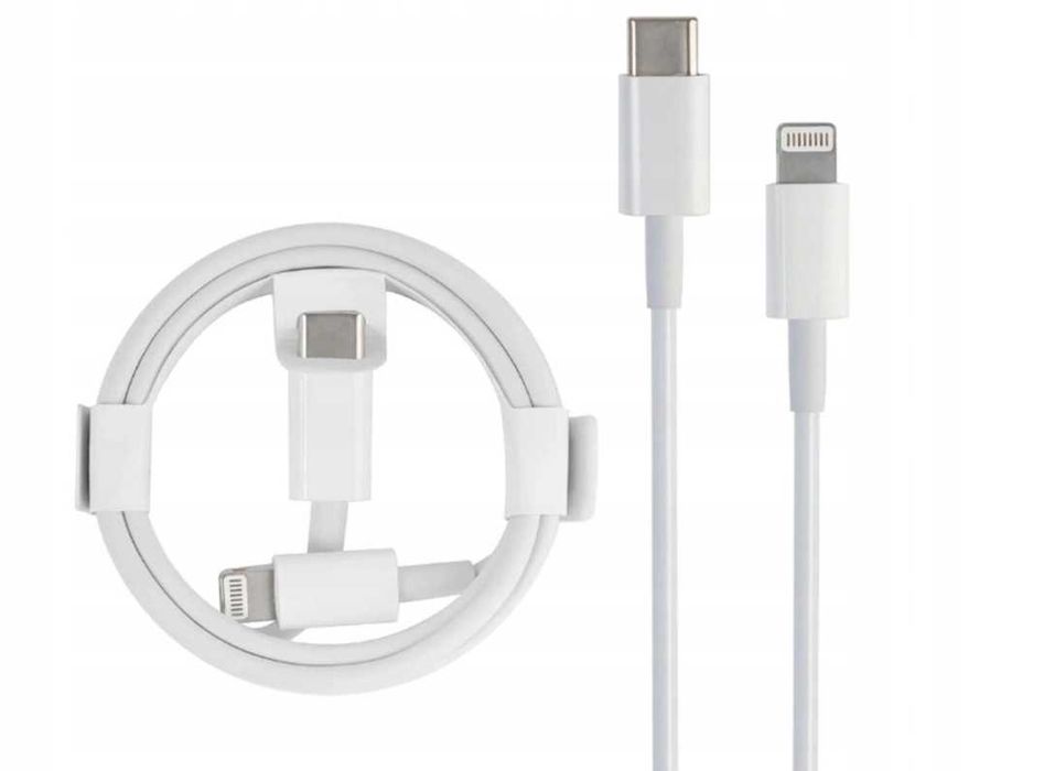 kabel do ładowania apple USB-C  Lightning BIAŁY oryginalny