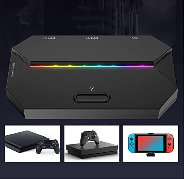 Przenośny przewodowy kontroler Adapter do Nintendo Switch PS3