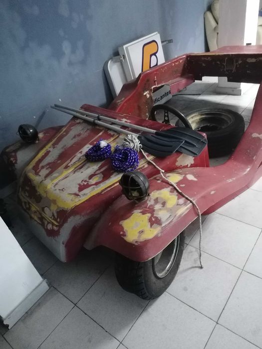 Estrutura fibra para bugy e 4 jantes