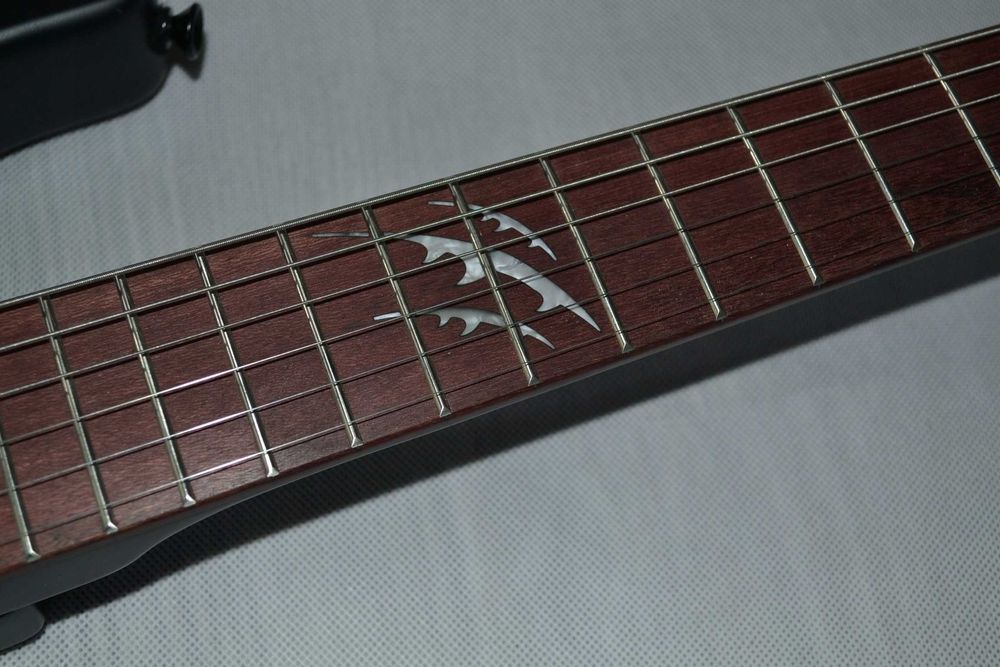 HARLEY BENTON HWY-25BKS nowa gitara superstrat ustawiona lutniczo