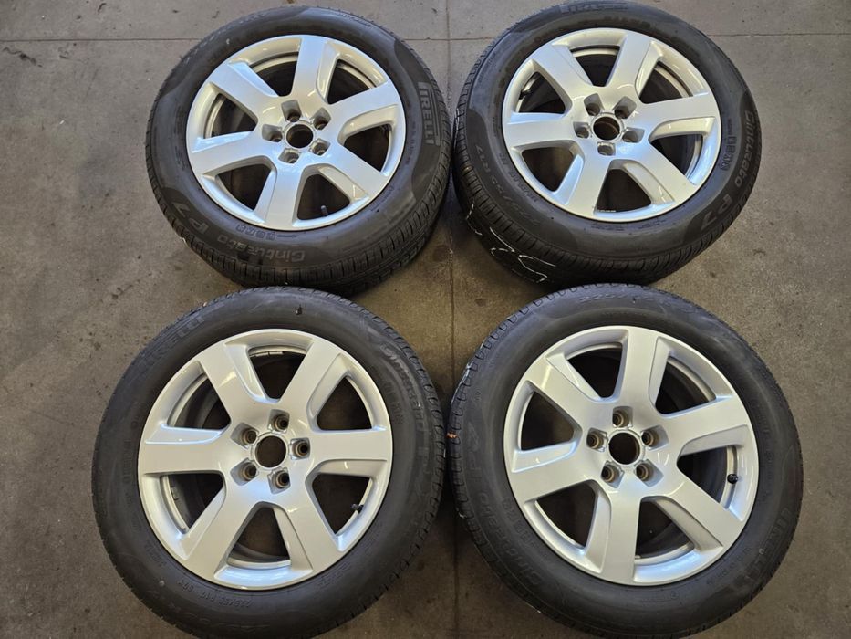 4x Felgi aluminiowe AUDI OE 8.0 x 17 5x112 ET39 oryginalne A6 / Q5